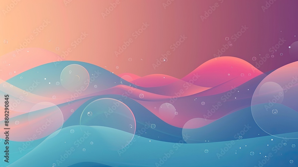 Aufkleber gradient background with soft transitions, versatile for various subjects.