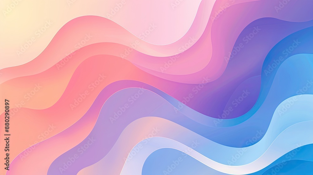 Aufkleber gradient background with soft transitions, versatile for various subjects.