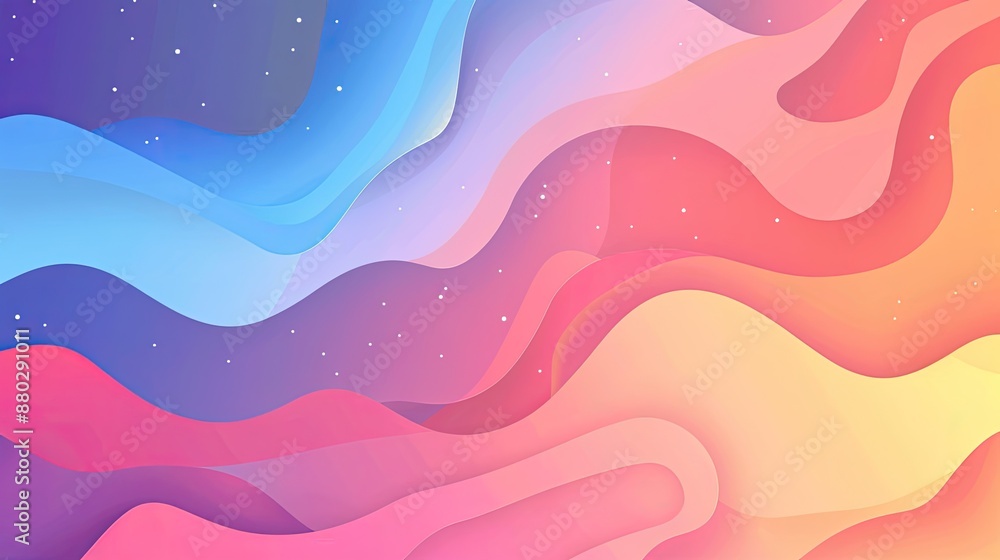 Aufkleber gradient background with soft transitions, versatile for various subjects.