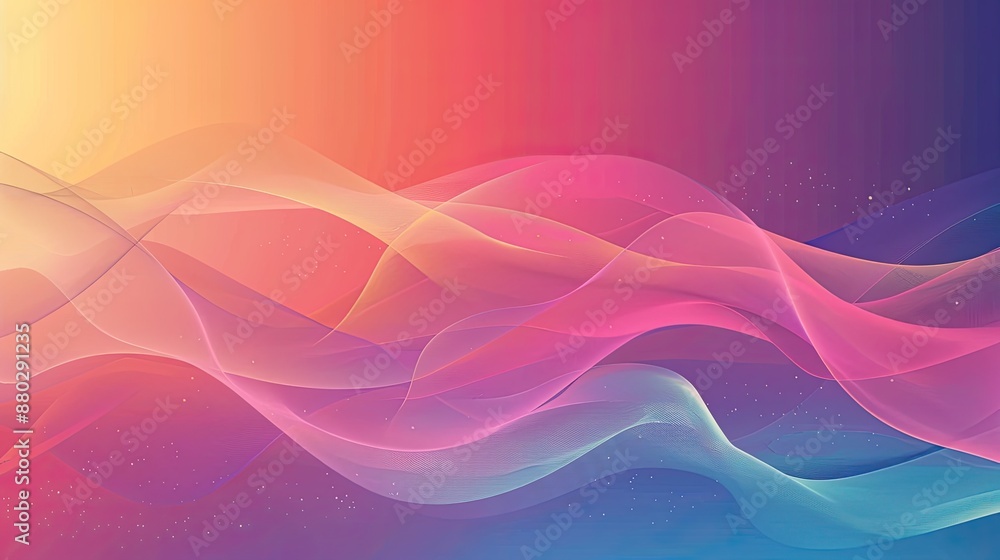 Aufkleber gradient background with soft transitions, versatile for various subjects.