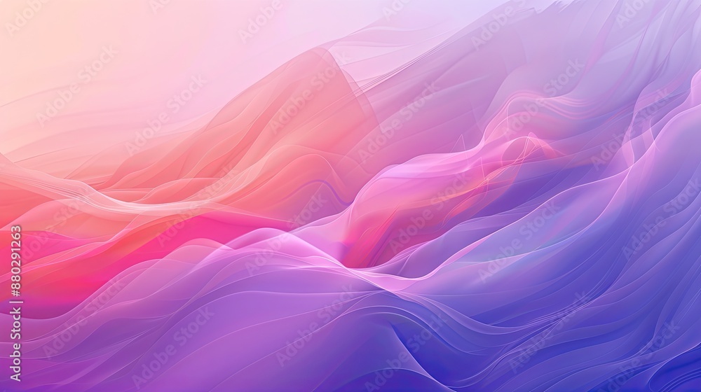Poster gradient background with soft transitions, versatile for various subjects.