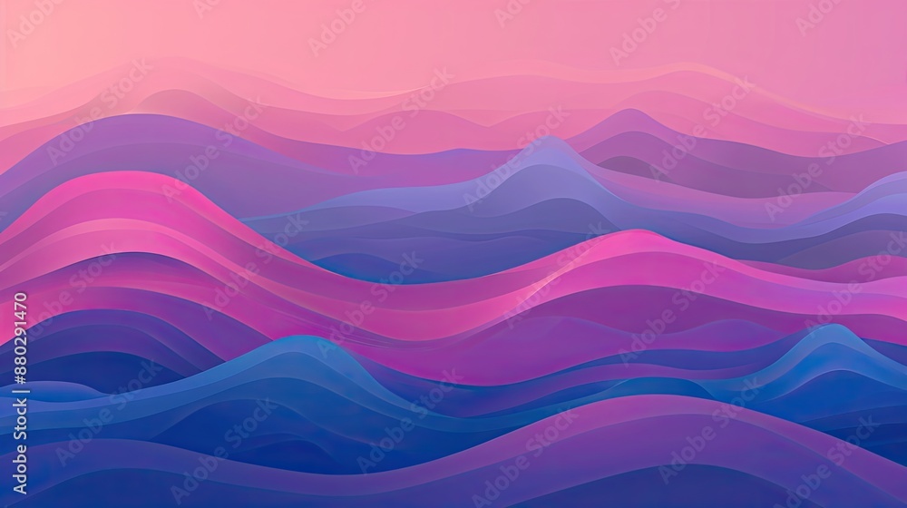 Poster gradient background with soft transitions, versatile for various subjects.