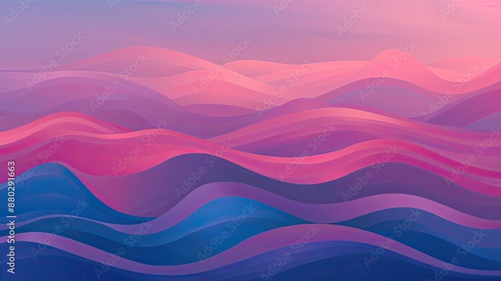 Poster gradient background with soft transitions, versatile for various subjects.