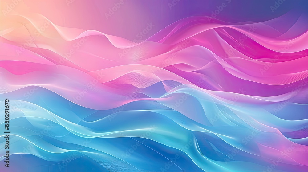 Poster gradient background with soft transitions, versatile for various subjects.