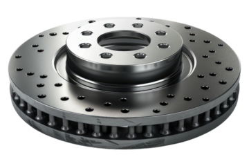 Car brake drum sisolated on transparent background