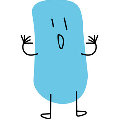 Cute Blob Stickman