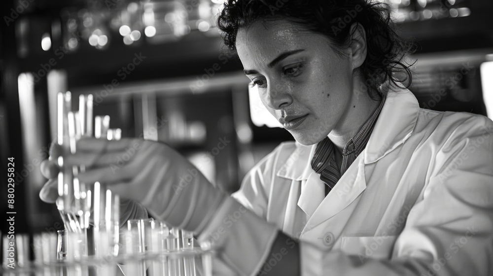 Poster a scientist at work in a laboratory setting