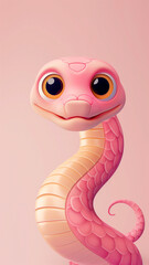 Fototapeta premium snake in the form of a snake