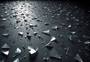 Fototapeta premium broken glass