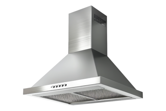 Cooker hood isolated on transparent background