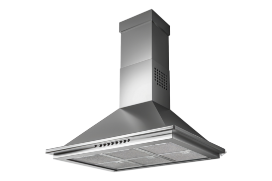Cooker hood isolated on transparent background