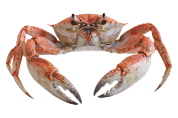 Crab isolated on transparent background