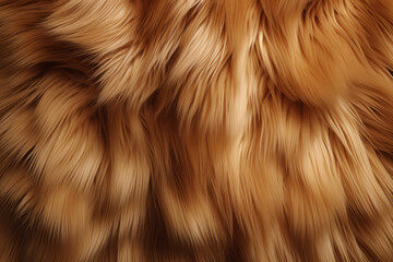 Naklejka premium Processed collage of fluffy animal fur surface texture. Background for banner, backdrop or texture
