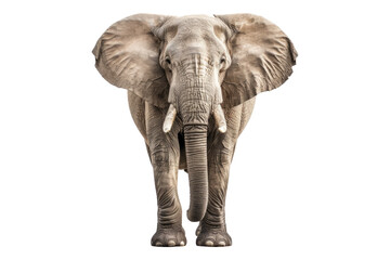 Elephant isolated on transparent background