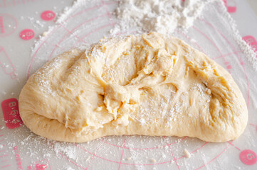 パン作り　一次発酵後