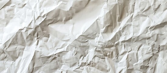 Textured white paper background with grunge wrinkles, perfect for copy space image.