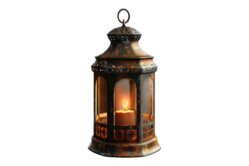 Lantern isolated on transparent background