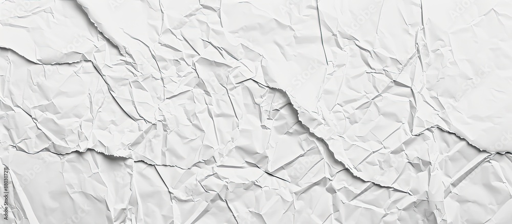 Poster textured white paper with grunge wrinkles as a background with copy space image available.