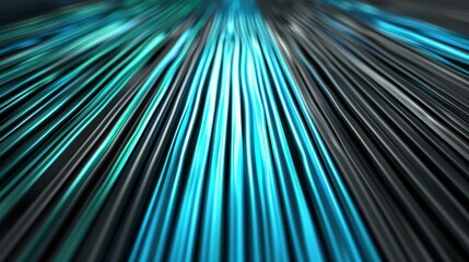 Fototapeta premium Dark matte background with petrolcolored gradient for design. Bright metallic shades contrast with rough noise textures.