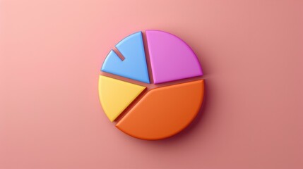 Fototapeta premium Dynamic business infographic template with 3 options in a semicircle layout.