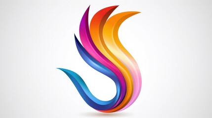 Craft a professional business logo with a sleek, corporate design featuring an abstract infinity letter S.