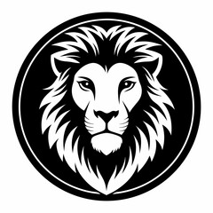 Fototapeta premium lion head vector