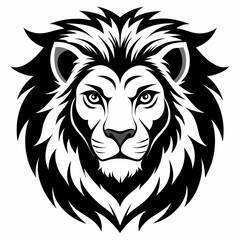 lion head vector