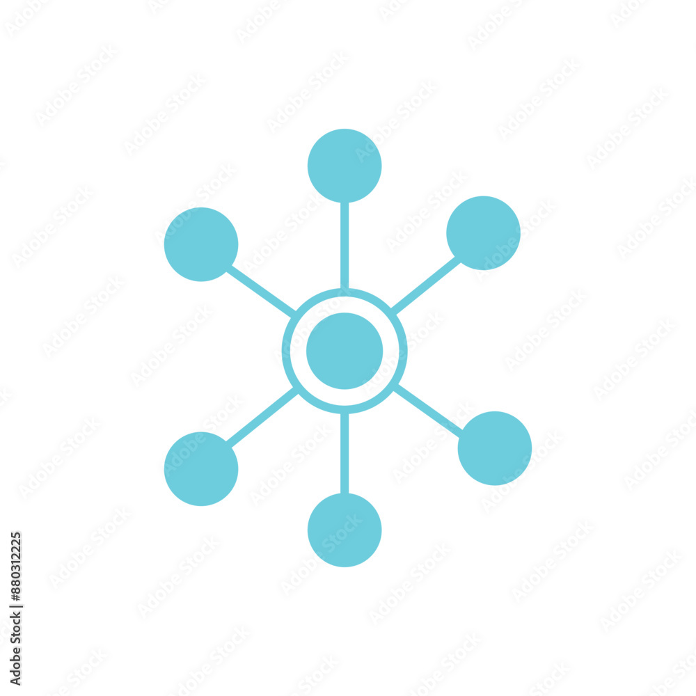 Poster digital network connection icon and vector logo. connected vector icon. connection illustration. soc