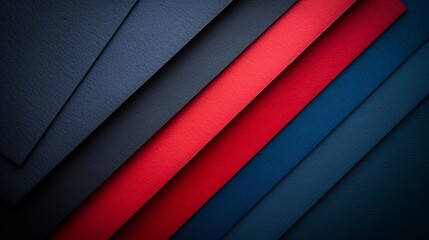 Obraz premium Red and Blue Geometric Pattern