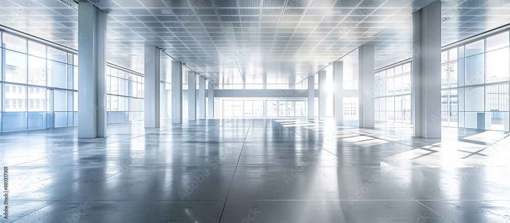 Aufkleber modern business office building with an empty floor providing ample copy space image.
