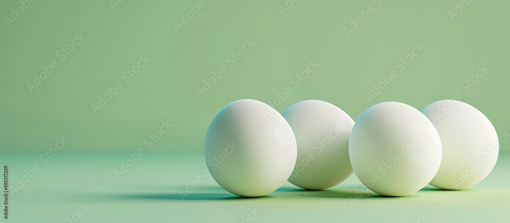 Poster eggs with a lot of copy space image