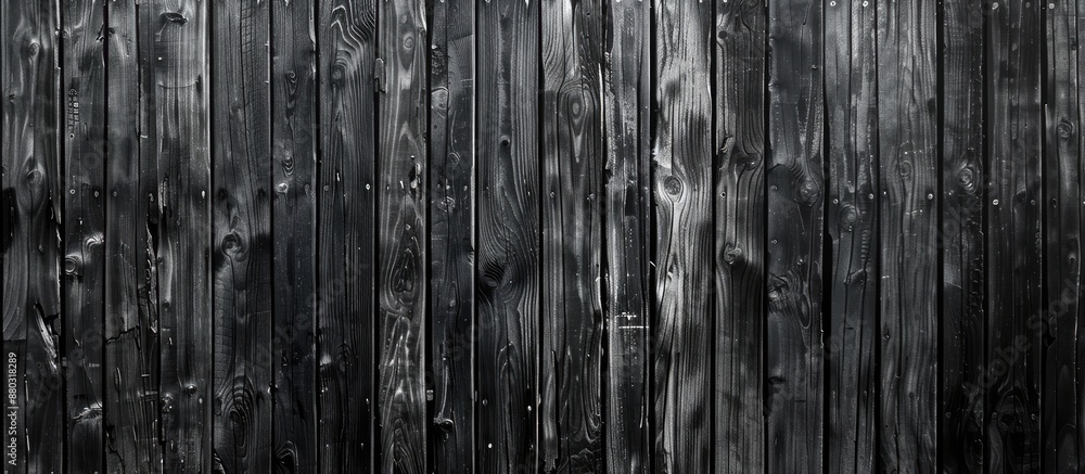 Poster black wooden boards creating a textured or background for a copy space image.