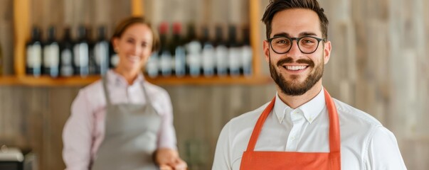 Hotel staff presenting checkin perks to guests, Contemporary, Warm hues, Photography, Exclusive lounge
