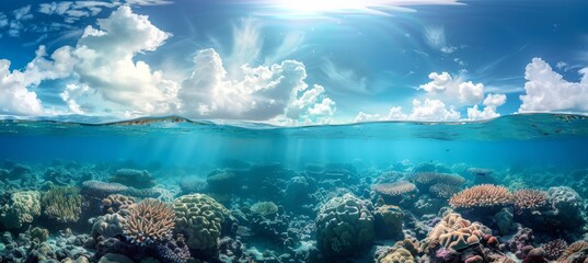 Underwater Coral Reef: Serene Beauty Below the Surface