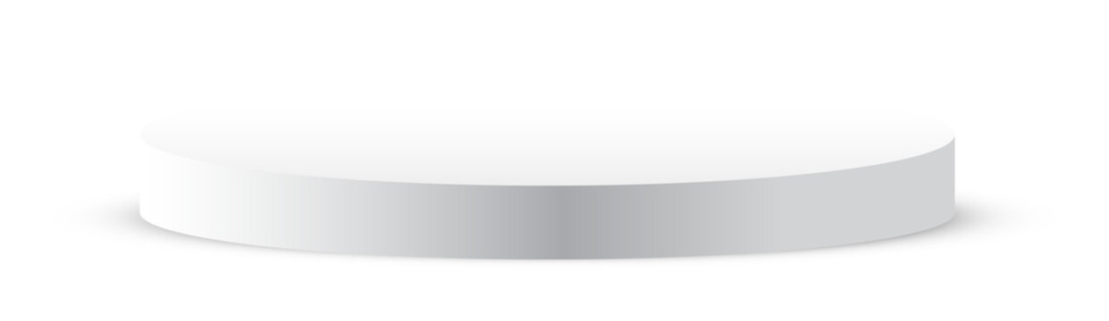 Abstract cylinder pedestal podium design. Blank empty space, stage grey. Abstract minimal concept 3d shape scene products display, Stage showcase presentation