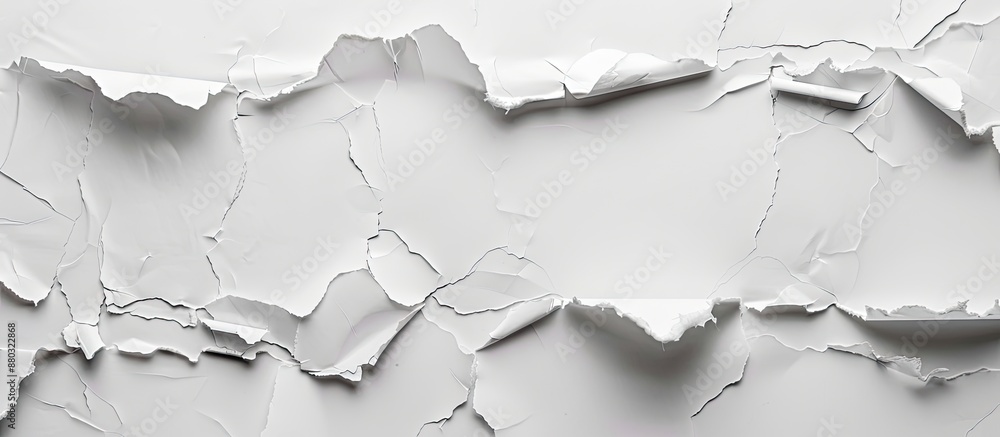 Poster background banner wallpaper with a pristine white paper texture for use with copy space image.