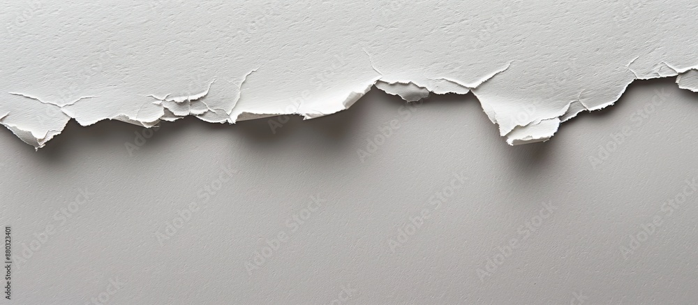 Poster gray background with cut-out space for sheet of paper, ideal for adding text or images; copy space i