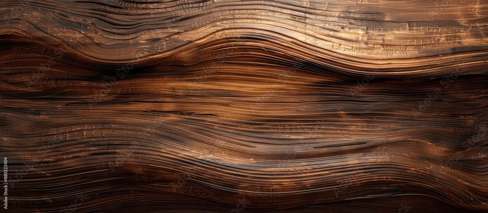Poster Abstract brown wooden texture providing an empty template for copy space image.