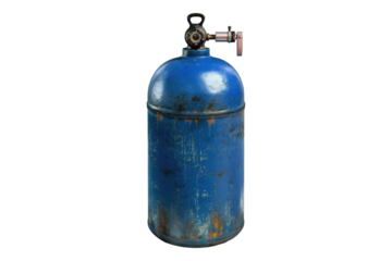 Propane cylinder isolated on transparent background