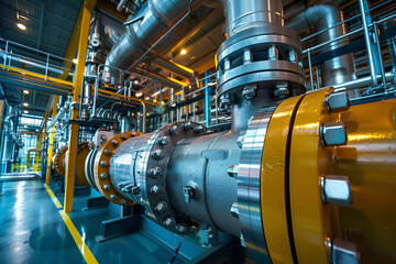 Obraz premium A Glimpse Into the Future of Energy: Hydrogen Production Facility
