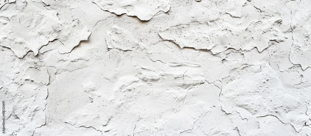 Poster background texture of a white stucco wall, suitable for copy space image.
