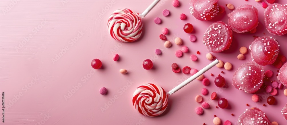 Poster Tasty candy for an affectionate individual with a copy space image.