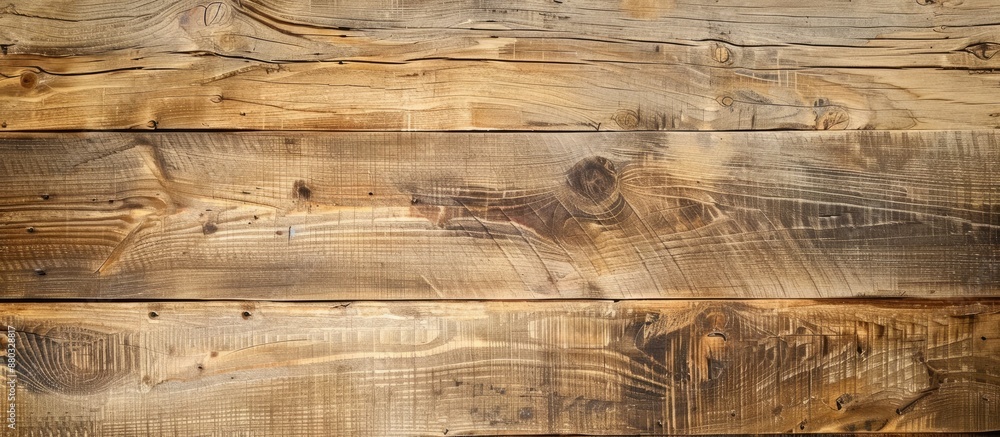 Poster A rustic photograph featuring a wood texture background with ample copy space image.
