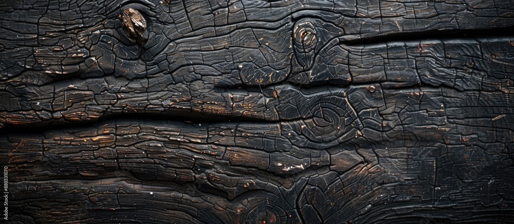 Poster old natural patterns create a textured dark wood surface background perfect for displaying text or i