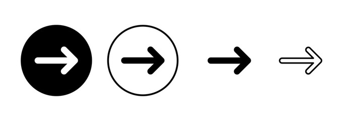 Arrow icon vector isolated on white background. Arrow symbol. Arrow vector icon