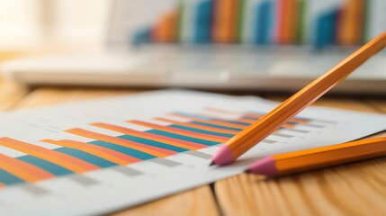 Fototapeta premium Create a marketing forecast to predict future trends and budget needs, Marketing Forecast