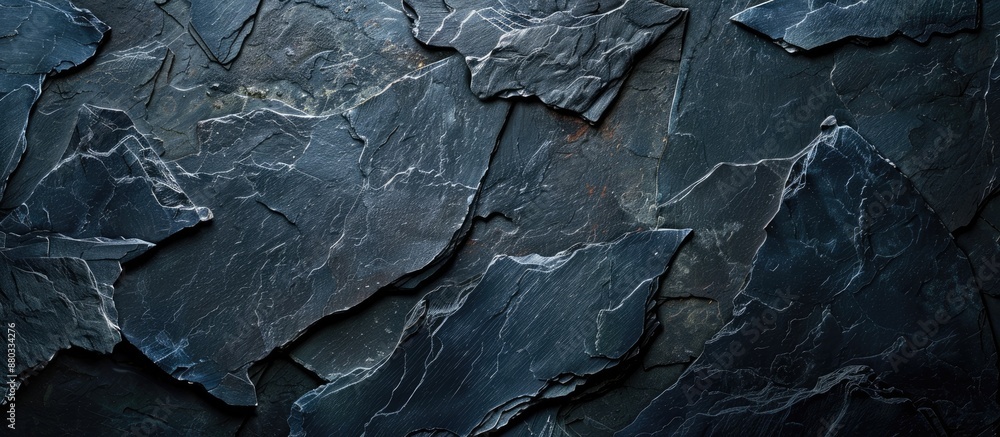 Leinwandbilder Background with a deep slate texture providing ample copy space image