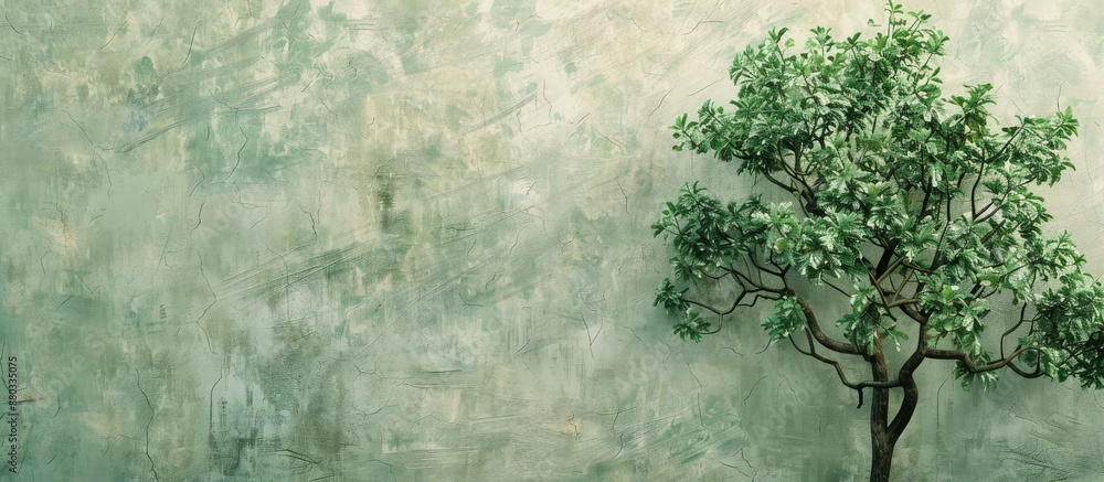 Aufkleber Tree background with an unfinished texture perfect for advertising or as a backdrop with copy space image