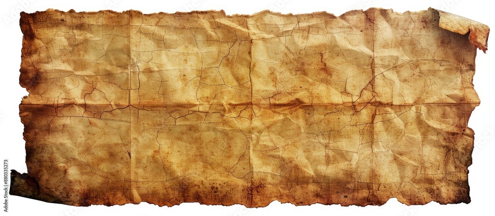Leinwandbilder An old fashioned paper providing a texture suitable for displaying text or images against a blank backdrop for added visual appeal. with copy space image. Place for adding text or design