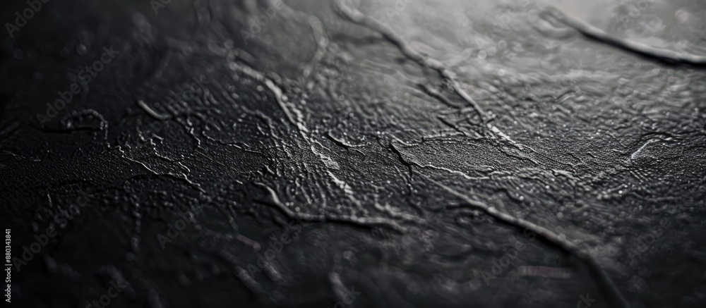 Poster dark toned black paper texture with a soft focused spotlight adding elegance to the copy space image
